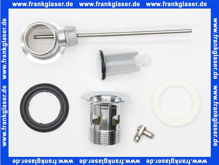 7526005 Kludi Ablaufgarnitur Excentergarnitur für Waschtisch oder Bidet chrom