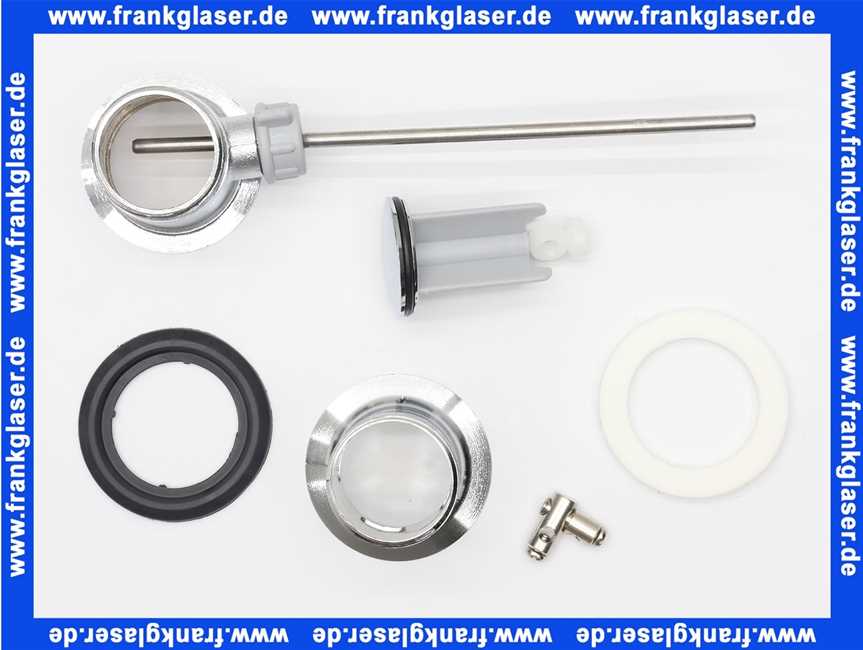 7526005 Kludi Ablaufgarnitur Excentergarnitur für Waschtisch oder Bidet chrom