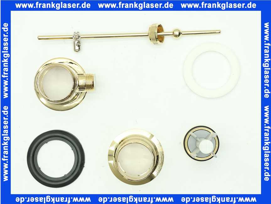 752604500 Kludi Ersatzteil Ablaufgarnitur kpl. messing