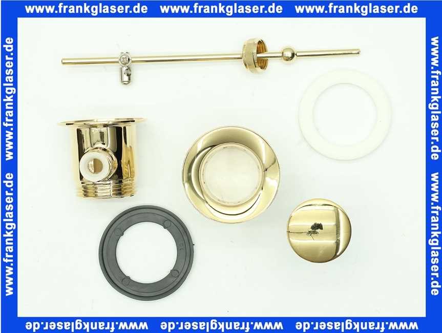 752604500 Kludi Ersatzteil Ablaufgarnitur kpl. messing