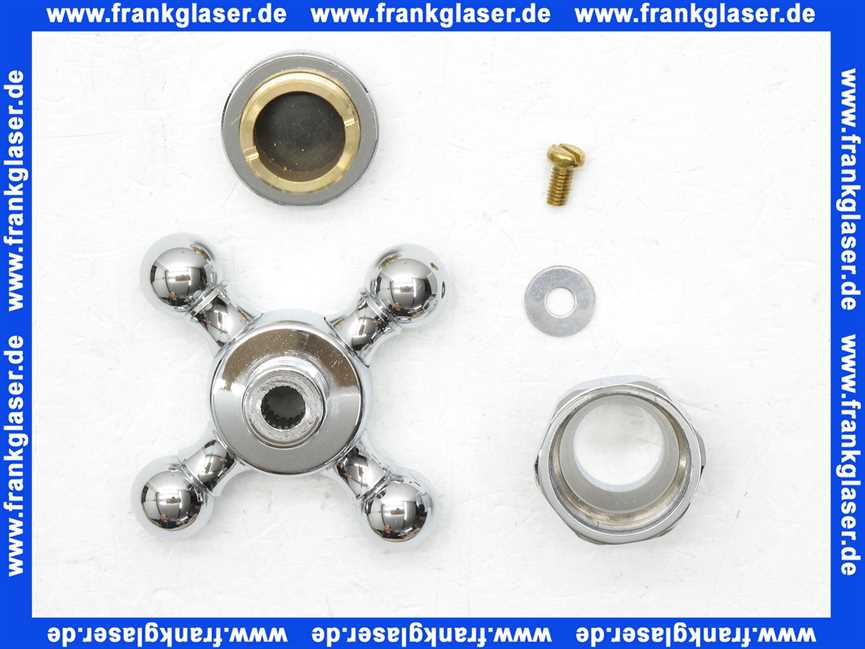 753000500 Kludi Ersatzteil Kreuzgriff mit Haube Cold chrom