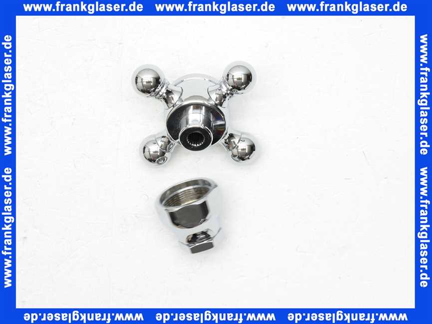 753000500 Kludi Ersatzteil Kreuzgriff mit Haube Cold chrom