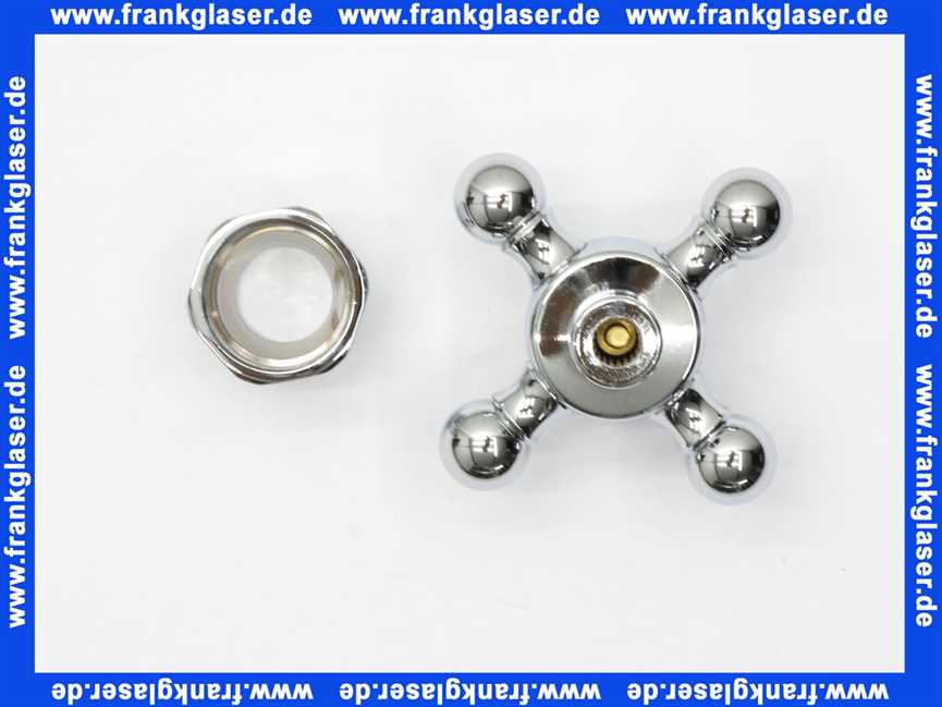 753010500 Kludi Ersatzteil Kreuzgriff mit Haube Hot chrom