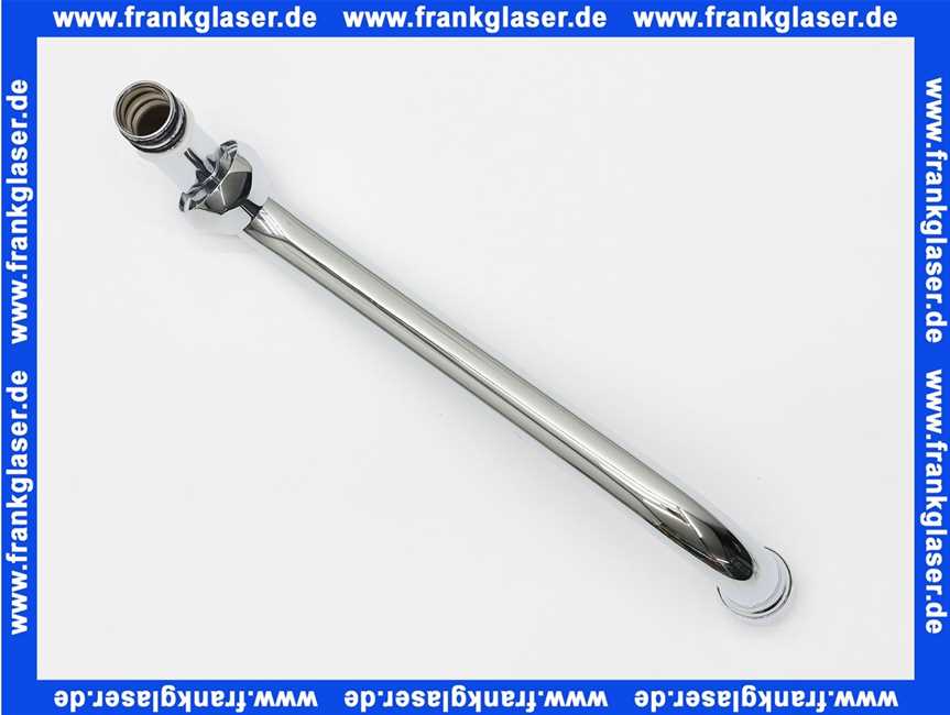 7541905 Kludi Rohrauslauf S-Form 200mm m.Verschraubung 3/4 Zol