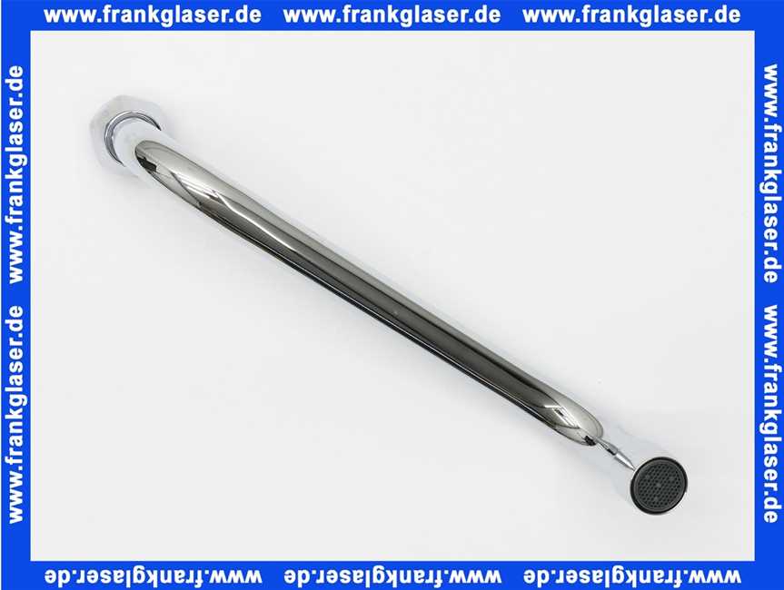 7541905 Kludi Rohrauslauf S-Form 200mm m.Verschraubung 3/4 Zol