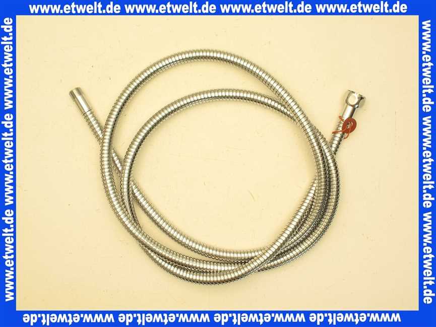 754620500 Kludi Ersatzteil SCHLAUCH M15 x 1 x G1/2 x 2000 chrom