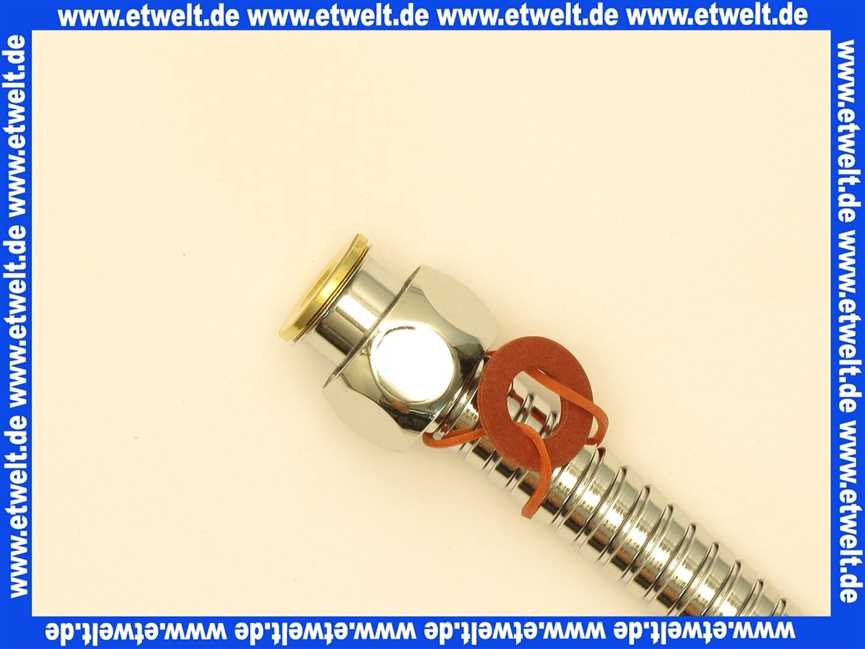 754620500 Kludi Ersatzteil SCHLAUCH M15 x 1 x G1/2 x 2000 chrom