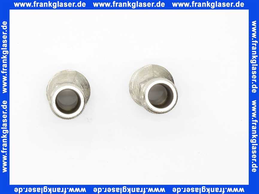 765520400 Kludi Ersatzteil S-Anschluss G 1/2 x G 3/4 vernickelt