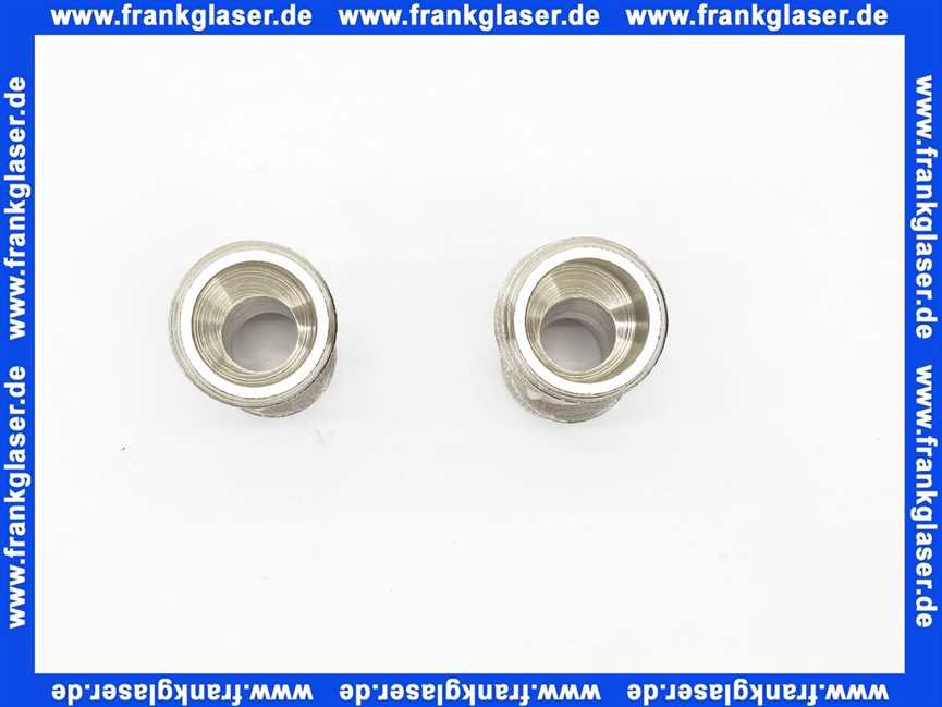 765520400 Kludi Ersatzteil S-Anschluss G 1/2 x G 3/4 vernickelt