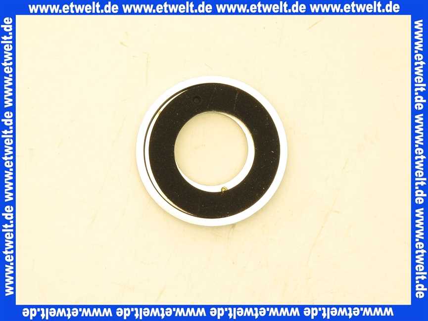 76801 Kludi Rosette f.WT-Batterie new waves verchromt