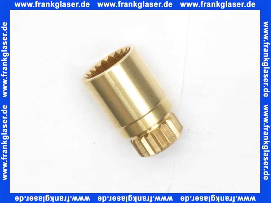 9202543700 Kludi Ersatzteil Spindelverlängerung Thermostat mech. bearbeitet