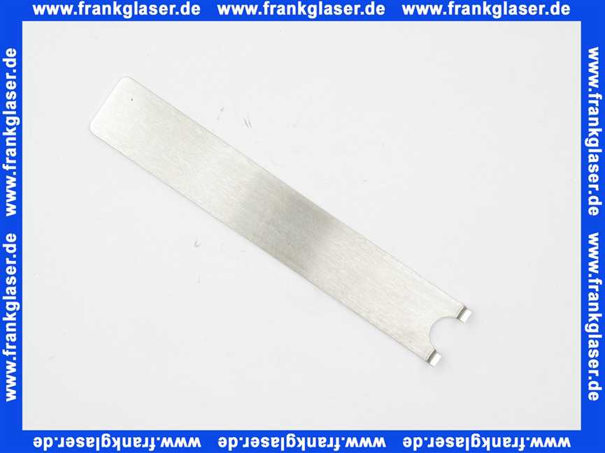 929100 Kludi Spannschraubenschlüssel chromnickelstahl