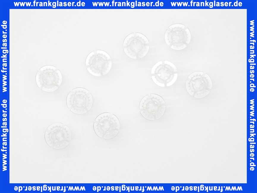 9300261000 Kludi Ersatzteil Rastbuchse Kunststoff (10 Stück)