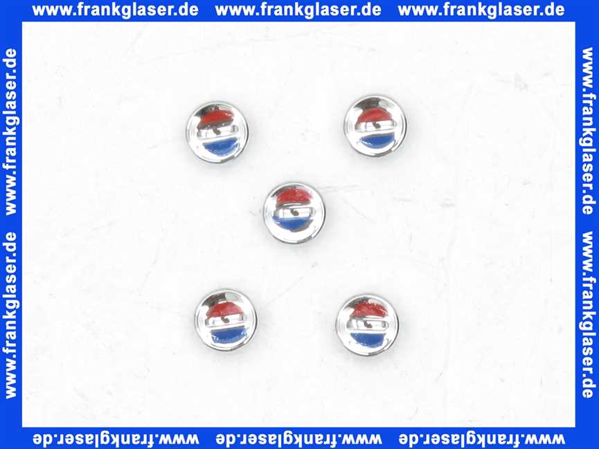 9300770000 Kludi Ersatzteil Markierungsstopfen rot/blau Inhalt: 5 Stück Neutral