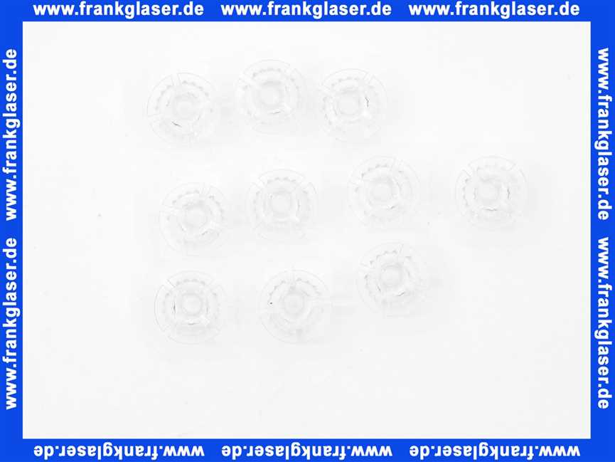 Kludi-Ersatzteil Rastbuchse VPE 10 Stck transparent 93027721-00