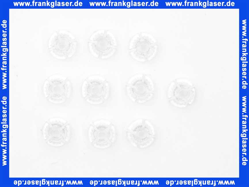 Kludi-Ersatzteil Rastbuchse VPE 10 Stck transparent 93027721-00