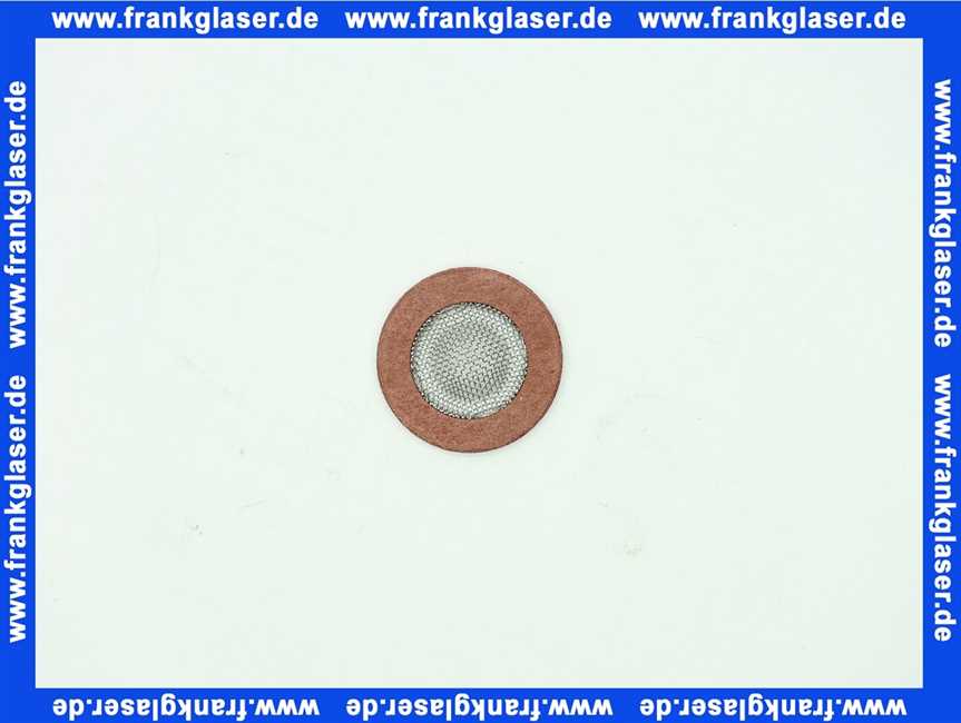 Kludi-Ersatzteil Schmutzfangsieb 56962 chromnickelstahl 95502535-00