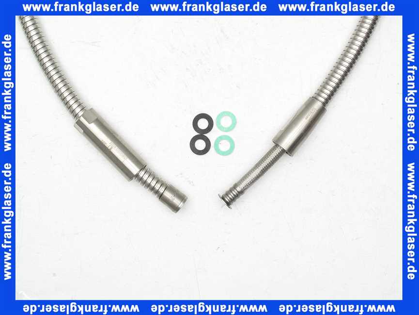 X44Y124FF Knauss Brauseschlauch für Gastroarmatur 1,2 Meter lang 1/2 Zoll x 1/2 Zoll IG mit dreh- und abnehmbarer Konusmutter