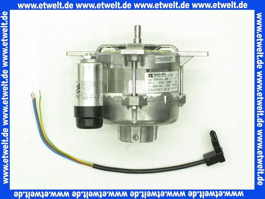 611343 Körting Motor 230V 50Hz 40W 2800upm IP21 B5-S. 4mF 400