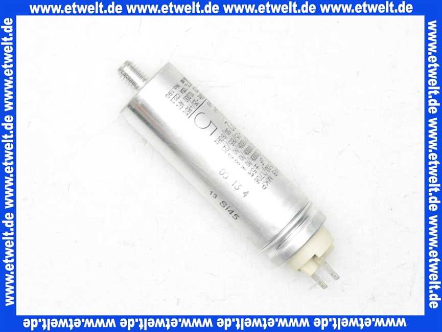 611749 Körting Motorkondensator 5MF 400V DB m. Flachst. 6,3 D