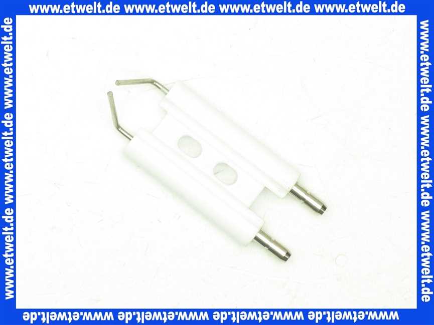 612272 Körting Doppelelektrode 8x42/26x13 Zünddraht 2x1,5D 1.