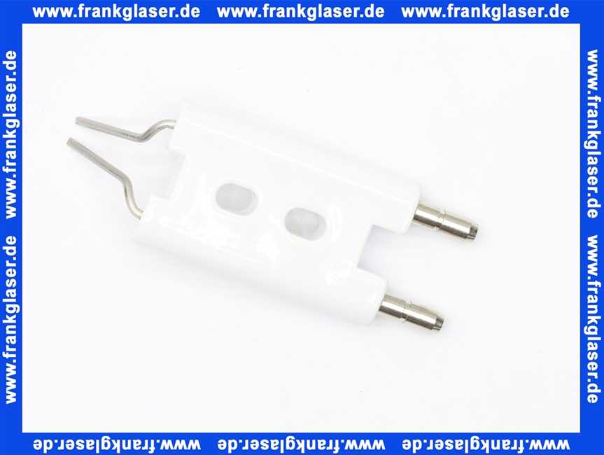 612326 Körting Doppelelektrode 8 x 42/27,3x 13 Zünddraht 2x1,