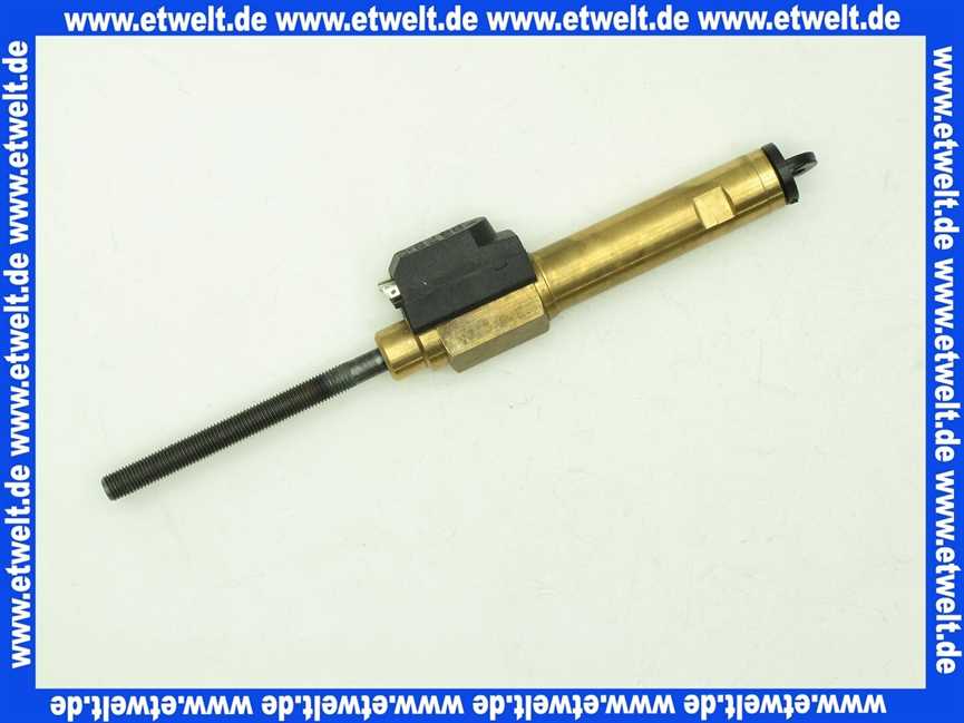 614733 Körting Düsenstock mit Ölvorwärmer 60W 205 mm lang 9/16 Zoll M8x1mm SPT60/40