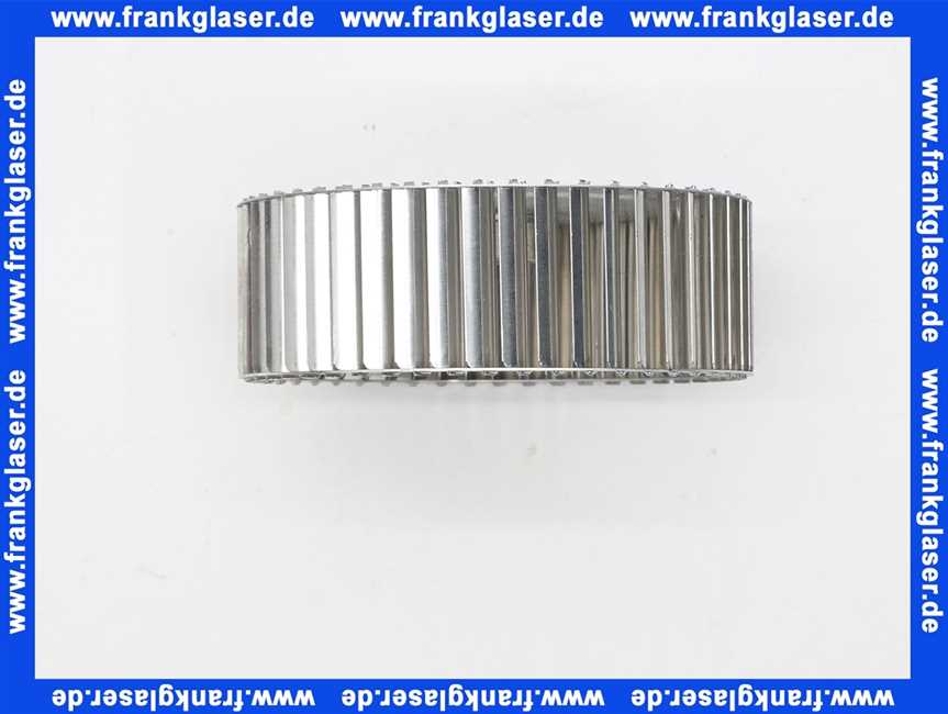 617222 Körting Gebläserad 120x42 links 48 Schaufeln Nabe D8 2800upm