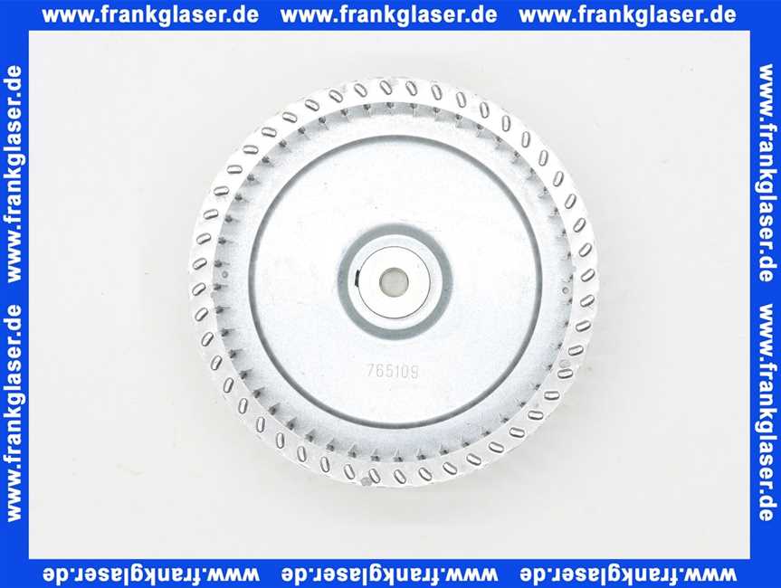 617222 Körting Gebläserad 120x42 links 48 Schaufeln Nabe D8 2800upm