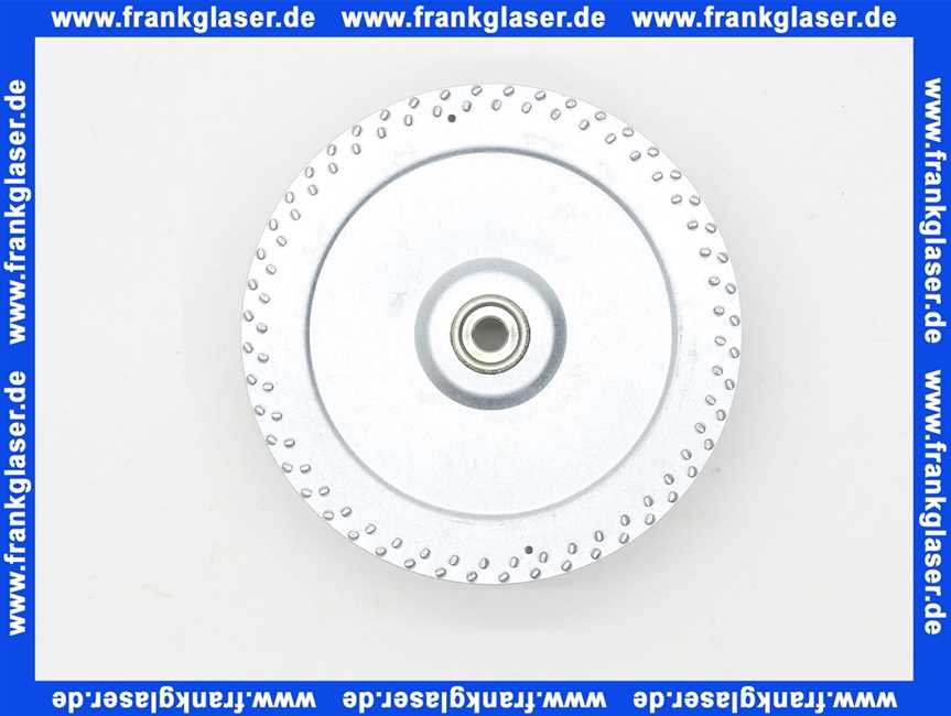 617222 Körting Gebläserad 120x42 links 48 Schaufeln Nabe D8 2800upm