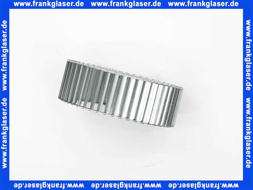 617239 Körting Gebläserad 120x40 rechts Nabe D8 2800 upm