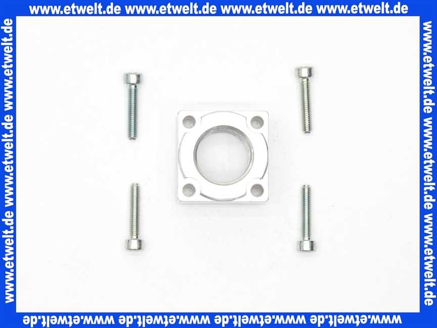 619103 KÖRTING Anschlussflansch 1/2 gerade m. Schrb.+ O-