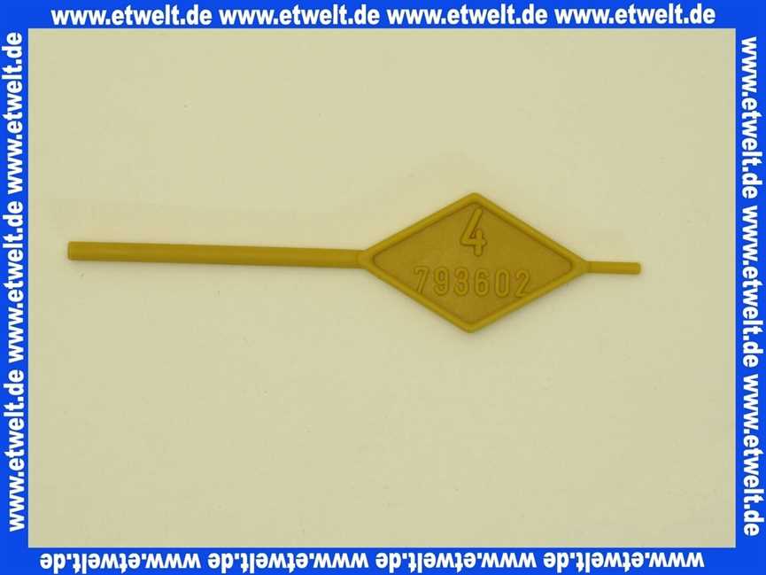 619370 Körting Abstandslehre D4/2,5 mit Körting-Rhombus orange