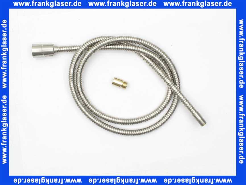 Z536252700 KWC Auszugschlauch komplett D10.5 L1400 Oberfläsche Edelstahl M12x1/G1/2