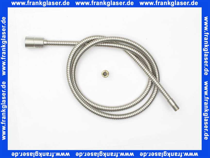 Z536252700 KWC Auszugschlauch komplett D10.5 L1400 Oberfläsche Edelstahl M12x1/G1/2