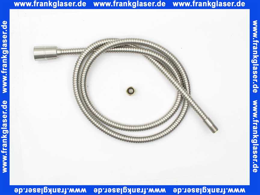 Z536252700 KWC Auszugschlauch komplett D10.5 L1400 Oberfläsche Edelstahl M12x1/G1/2