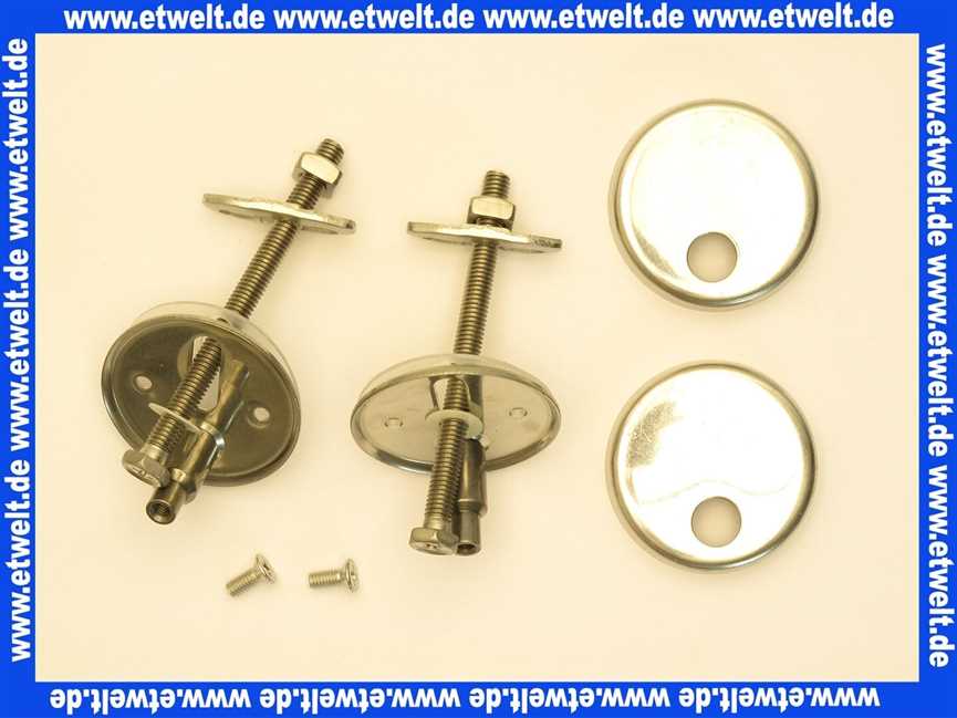 8989520000001 Laufen Befestigungssatz für WC-Sitz