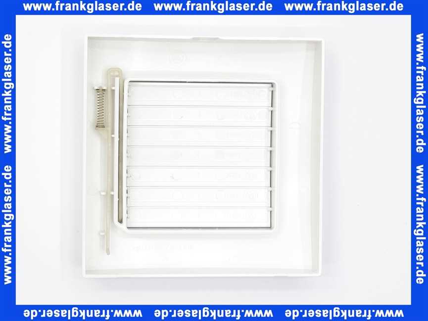 E05910039002 Maico Abdeckung Klappenrahmen als Ersatzteil für Kleinraumventilatoren ECA 100 K