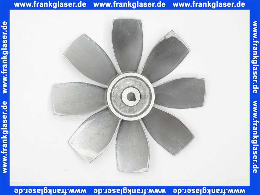 E06502060000 Maico Alu-Flügelrad zu EZQ 25 Lüfter Flügelradbohrung 14mm, 8 blättrig