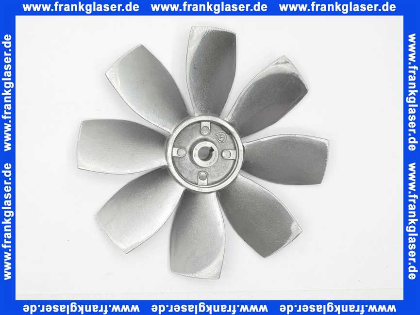 E06502060000 Maico Alu-Flügelrad zu EZQ 25 Lüfter Flügelradbohrung 14mm, 8 blättrig