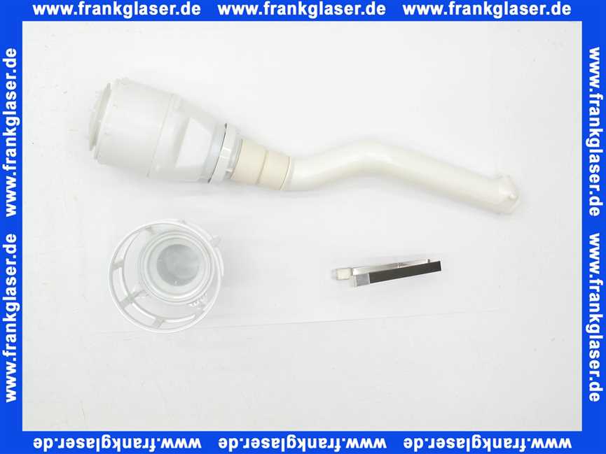 Ablaufeinrichtung Heberglocke Missel für Kompakt-Spülrohr mit weissem Spülbehälter