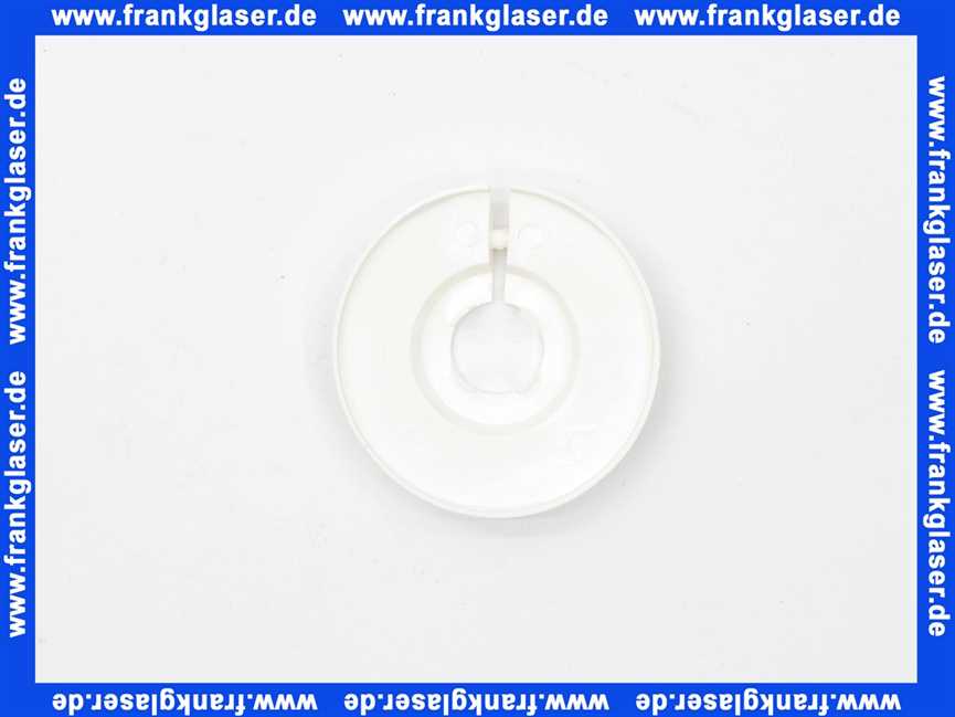 193730 Heizkörper Klemm Rosette Kunststoff 15 mm weiss Flamco
