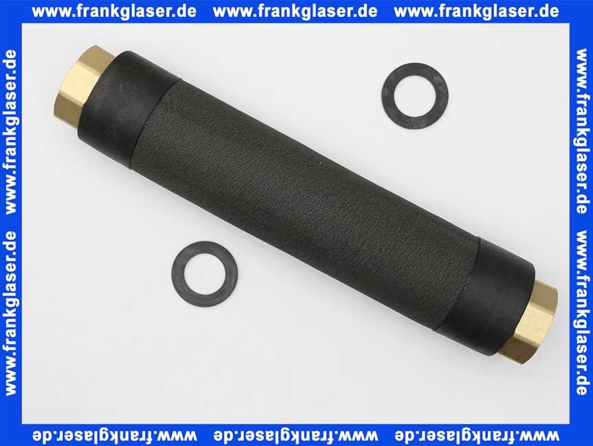 46150.30 S Meibes inoflex Edelstahlwellrohr DN 32, 1 1/2 IG, 300 mm, mit Isolierung