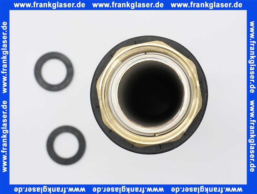 46150.30 S Meibes inoflex Edelstahlwellrohr DN 32, 1 1/2 IG, 300 mm, mit Isolierung