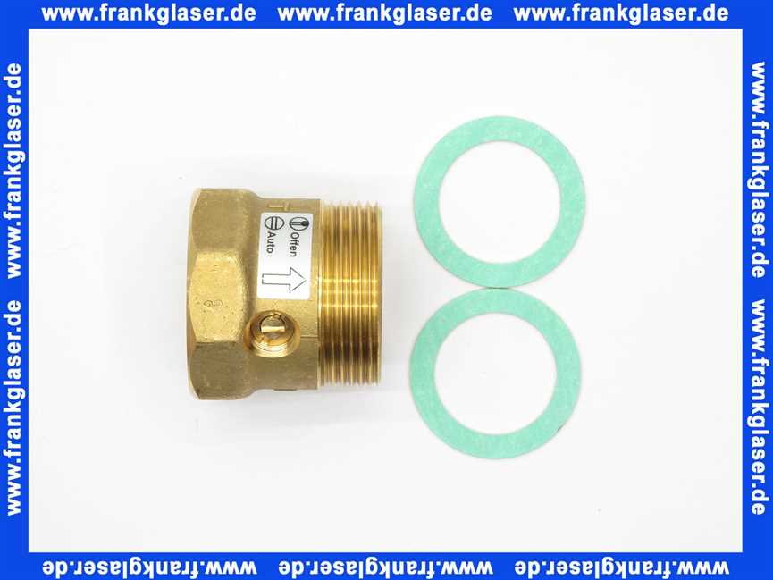 58131 Meibes Schwerkraftbremse Typ Thermussperre 1 1/2 AG x 1 1/2 IG, mit Luftschleuse