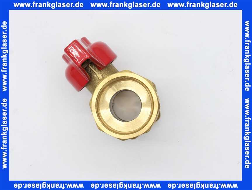 618012 Meibes Kugelhahn 3/4 IG X UEWM 3/4 IG, rot, MS roh