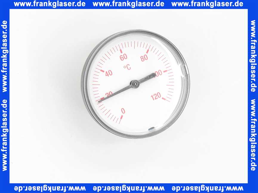 ME58071504 Meibes Thermometer zentrisch, rot NG63, 0-120*C