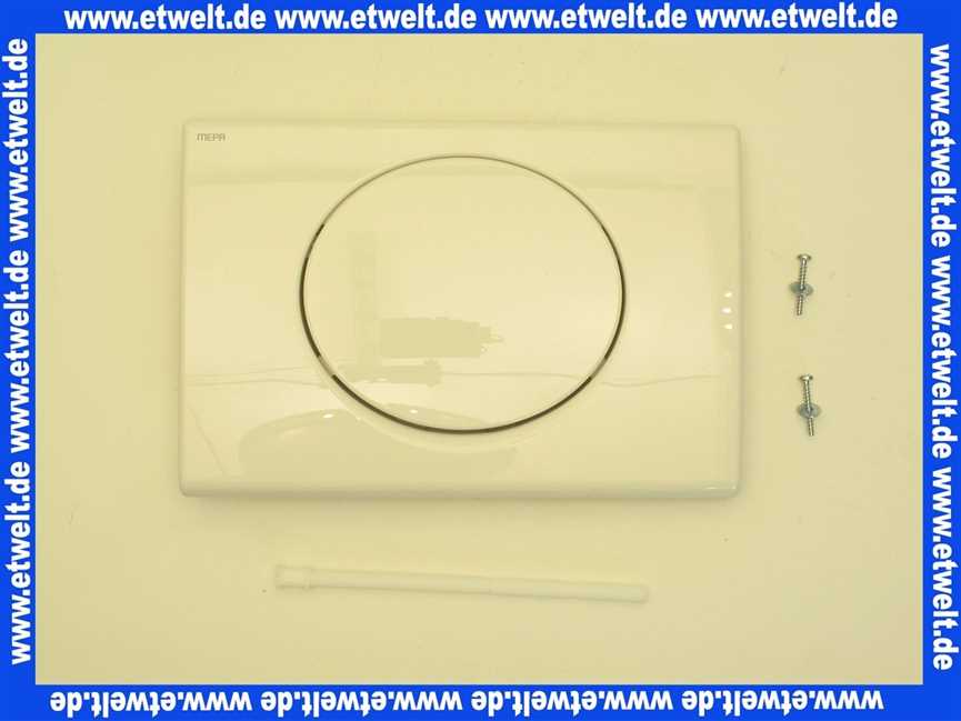 420701 Mepa Betätigungsplatte Elipse Start-Stop