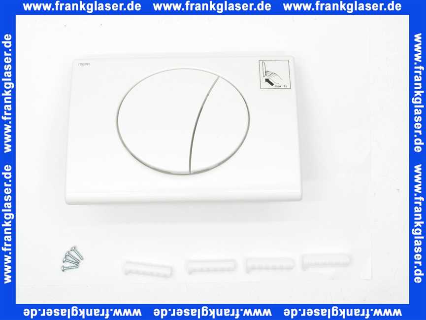 Mepa® sun für R11 Betätigungs- platte 2-Mengen Weiß 421600