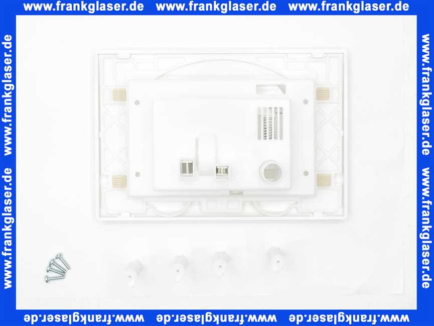 Mepa® sun für R11 Betätigungs- platte 2-Mengen Weiß 421600